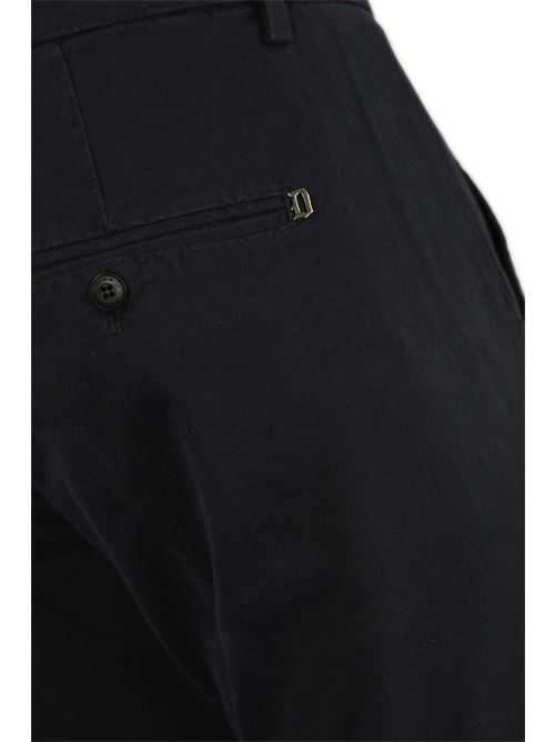 Pantalone Gaubert in cotone stretch blu DONDUP | UP235 GSE043U PTD890